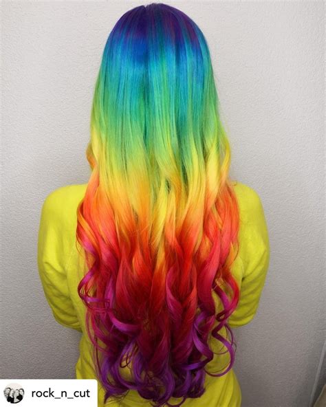 14 Of The Most Magnificent Rainbow Hair Color Ideas In The World In
