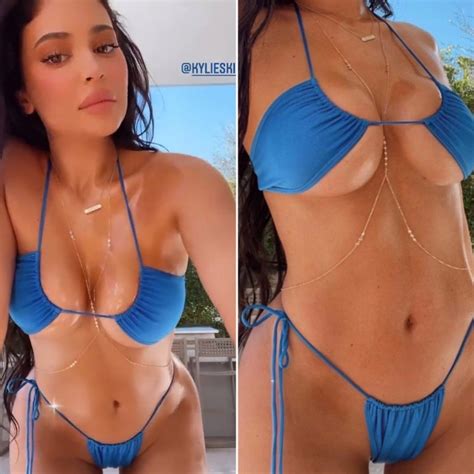 Kylie Jenner Fans Accuse Her Of Editing Her Waist In Racy New Bikini