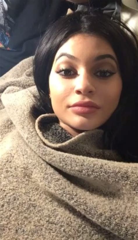 kylie jenner on snapchat the hollywood gossip