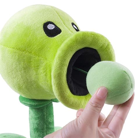 Anime Plants Vs Zombies Peashooter Soft Stuffed Plush Toy Plushstore