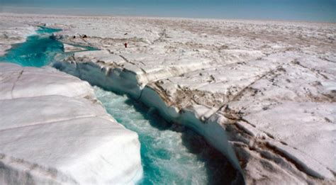 Rivers Of Glacial Meltwater Contribute To Rising Sea Levels