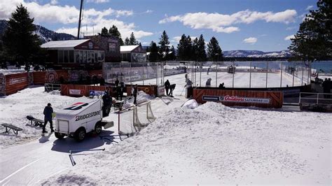 Photos Lakeside Rink Where Bruins Played Outdoors In Tahoe