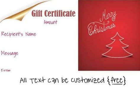 Download customizable certificate templates and create your own to reward the receivers. Free Editable Christmas Gift Certificate Template | 23 Designs