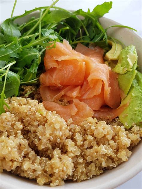 Healthy Smoked Salmon And Quinoa Salad Hint Of Healthy