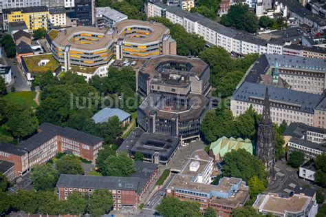 Bochum Von Oben Gebäude Der Stadtverwaltung Rathaus Der