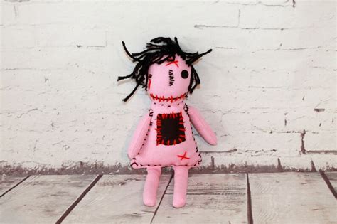 Cute Voodoo Doll Gothic Doll Etsy