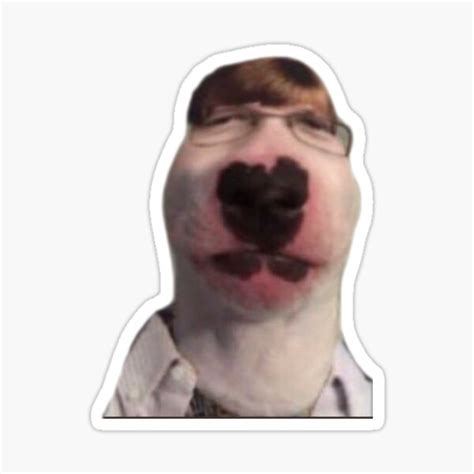 Educated And Sophisticated Walter Dog Meme Sticker For Sale By