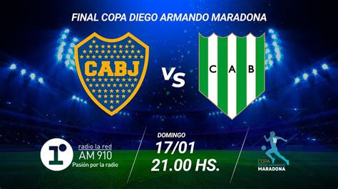 Boca Vs Banfield En Vivo Final Copa Maradona 2020 Youtube