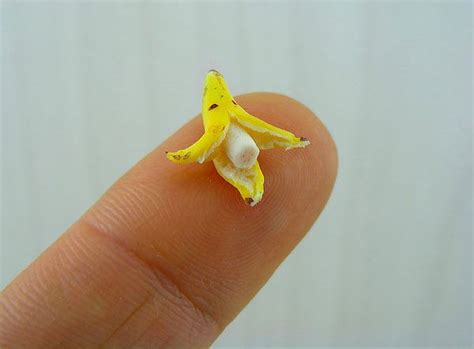 Look At This Tiny Banana Mini Bananas Miniature Monkey Banana