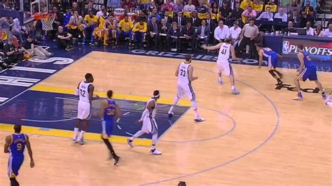 Steph Curry With Another Stepback Three Warriors Vs Grizzlies Game 6 2015 Nba Playoffs Youtube