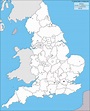 Mapa Mudo De El Reino Unido