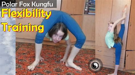 Polar Fox Kung Fu Rada The Flexible Girl Contortion Training Routine For Health And Beauty