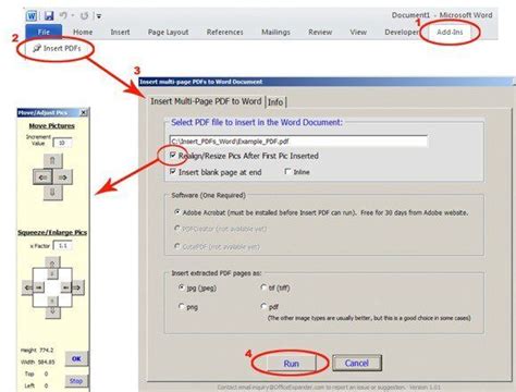The file size will grow by the size of the pdf file. How to Insert a PDF File into a Word Document