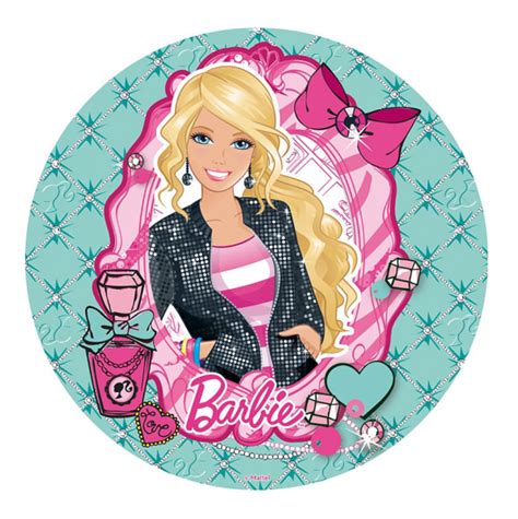 Barbie Edible Cupcake Toppers Viparty Au