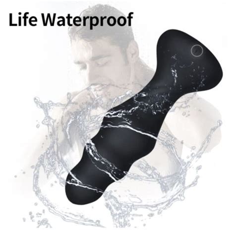 Remote Control Male Pulsating Prostate Massager Plug Waterproof Silicone 7 Modes Ebay