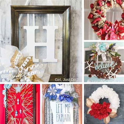 Sparkly Christmas Wreaths 9 Projects To Inspire Girl Just Diy