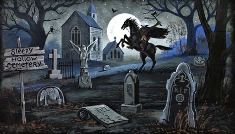 14x8 Inch Print Of Original Painting Ryta Halloween Legend