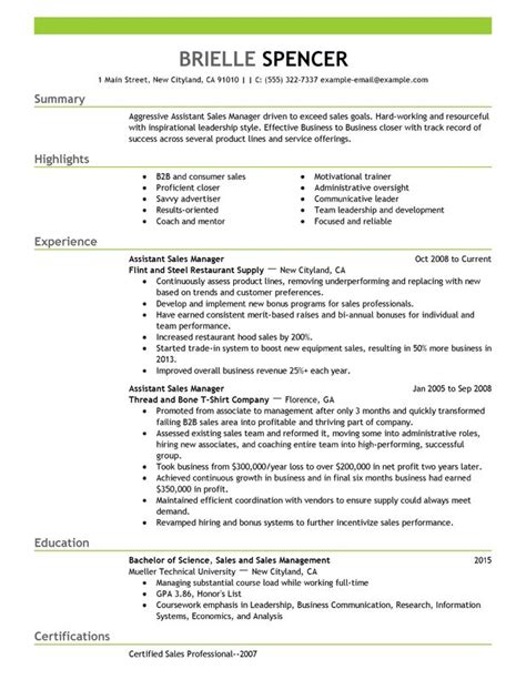 Download sample resume templates in pdf, word formats. Assistant Managers Resume Examples {Created by Pros ...