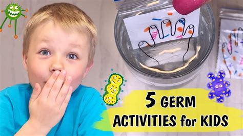 Covid 19 Germs Experiment For Kids 5 Germ Activities For Children