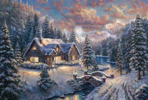47 Winter Country Scenes Wallpaper Wallpapersafari