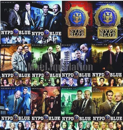 Nypd Blue The Complete Tv Series Seasons 1 12 Dvd Set Uk