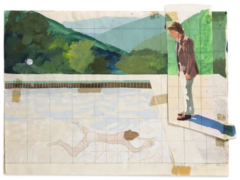 David Hockney Study For Portrait Of An Artist Pool With Two Figures