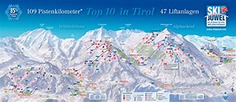 Wildschönau: Skigebiet Ski Juwel Alpbachtal Wildschönau, Pistenplan ...