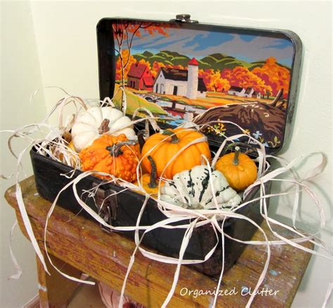 Easy Fall Vintage Junk Decorating Organized Clutter