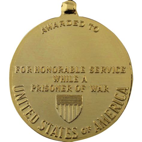 Prisoner Of War Anodized Medal Usamm