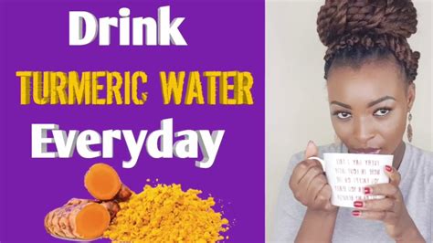 Turmeric Water Everyday Health Benefits Youtube