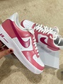 Pink Custom Nike Air Force 1 es | Etsy
