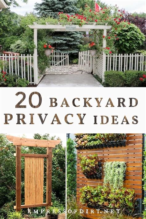 20 Ideas For Better Backyard Privacy Artofit
