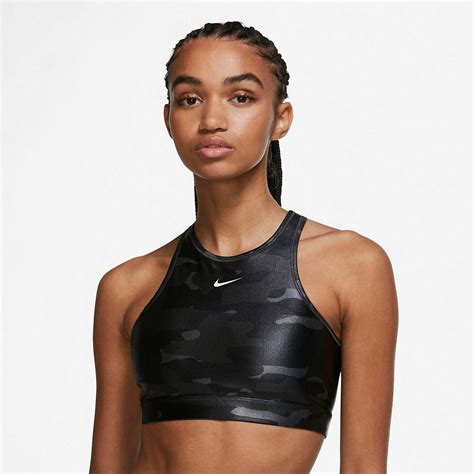 Nike Womens Medium Support Dri Fit Sports Bra Academy