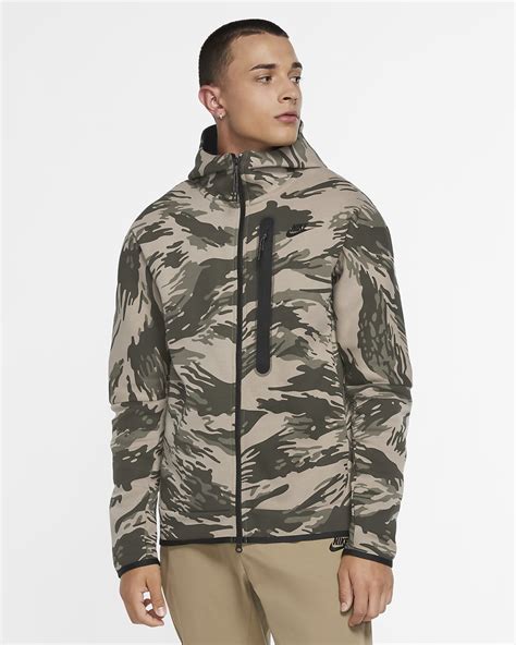 Nike.com has been visited by 100k+ users in the past month Nike Sportswear Tech Fleece Men's Full-Zip Camo Hoodie. Nike AT