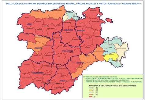 Los Mapas De La Sequía De Castilla Y León Agronews Castilla Y León