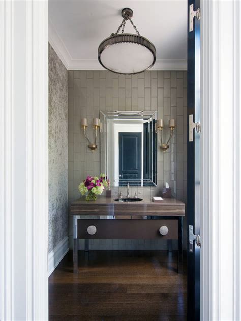 Best Transitional Powder Room Design Ideas And Remodel Pictures Houzz