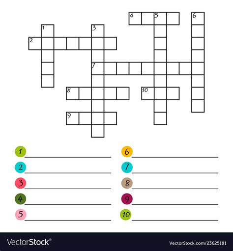 Free Blank Crossword Puzzle Template Printable Free Printable Templates