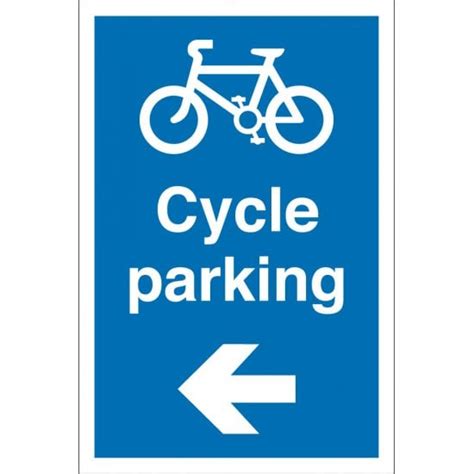 Cycle Parking Arrow Left Signs From Key Signs Uk