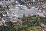 Luftaufnahme München - Klinikgelände des Krankenhauses LMU - Klinikum ...