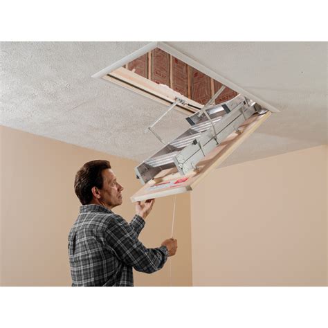 But even if your ceiling space is tighter than chris christie's speedo, don't. Werner AE2210 Energy Seal Attic Ladder - A Concord Carpenter