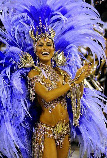beautiful blue carnival costume with huge feathers and bling sexyvegasshowgirl brazil