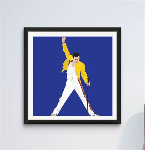 Freddie Mercury Queen Pop Art Print Digital Download Etsy