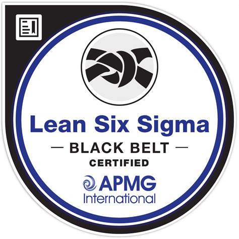 Lean Six Sigma Black Belt Certified Credly