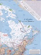 Canada highways map. Highways map Canada large scale free used