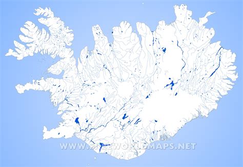 Iceland Physical Map