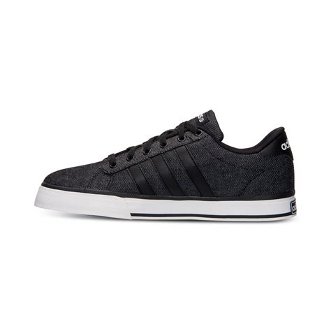 Adidas Mens Se Daily Vulc Casual Sneakers From Finish Line In Black