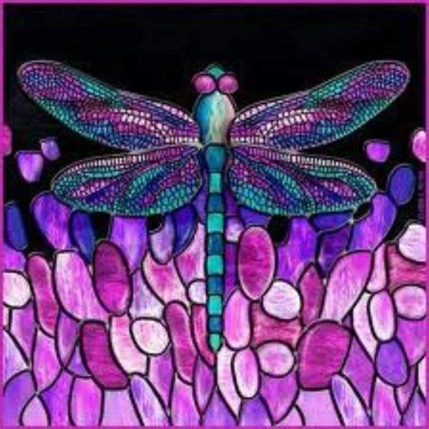 Pin By Rz On Beauty Dragonfly Stained Glass Dragonfly Art Stained