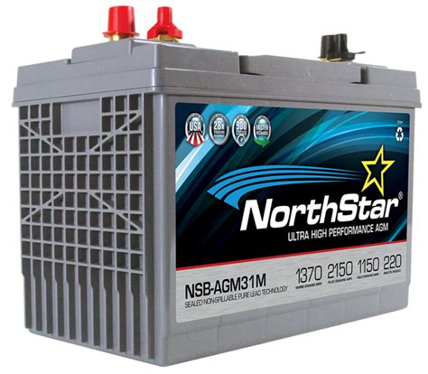 Northstar Nsb Agm 31m Rv And Marine Battery Free Shipping Battery Guys