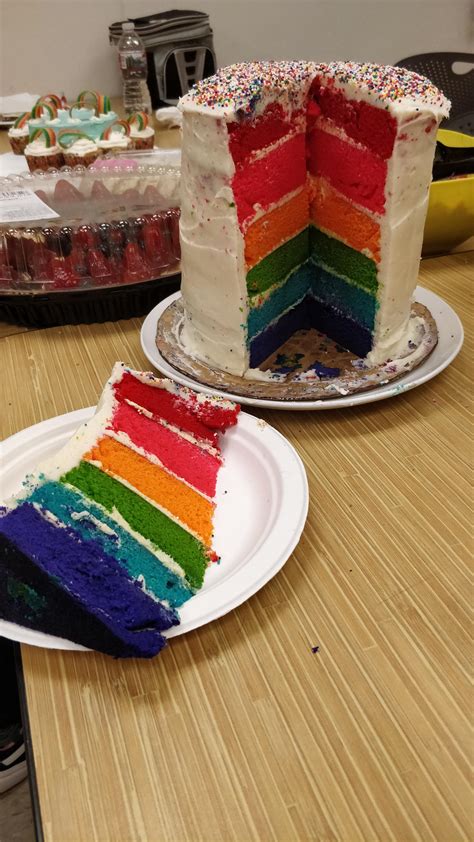 i made a super gay cake for a work pride potluck baking my xxx hot girl