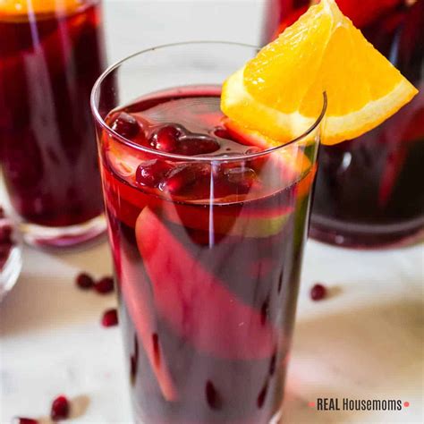 The Very Best Pomegranate Sangria ⋆ Real Housemoms